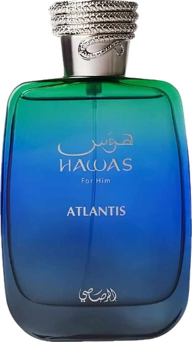 Hawas Atlantis de Rasasi, frasco