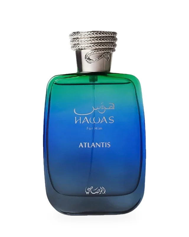 Hawas Atlantis de Rasasi, frasco