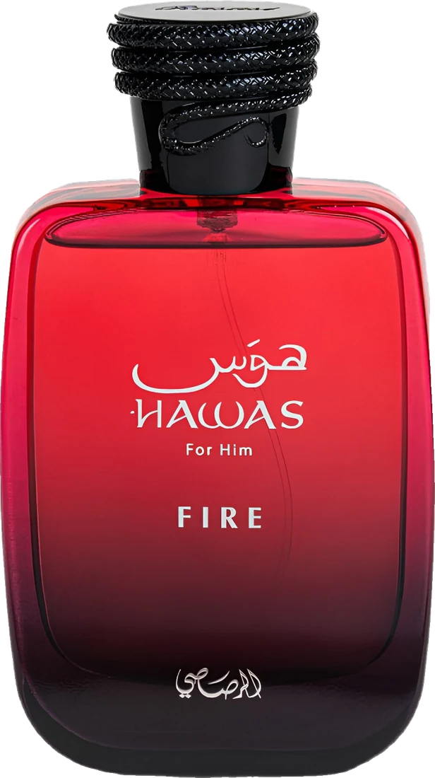 Hawas Fire de Rasasi, frasco