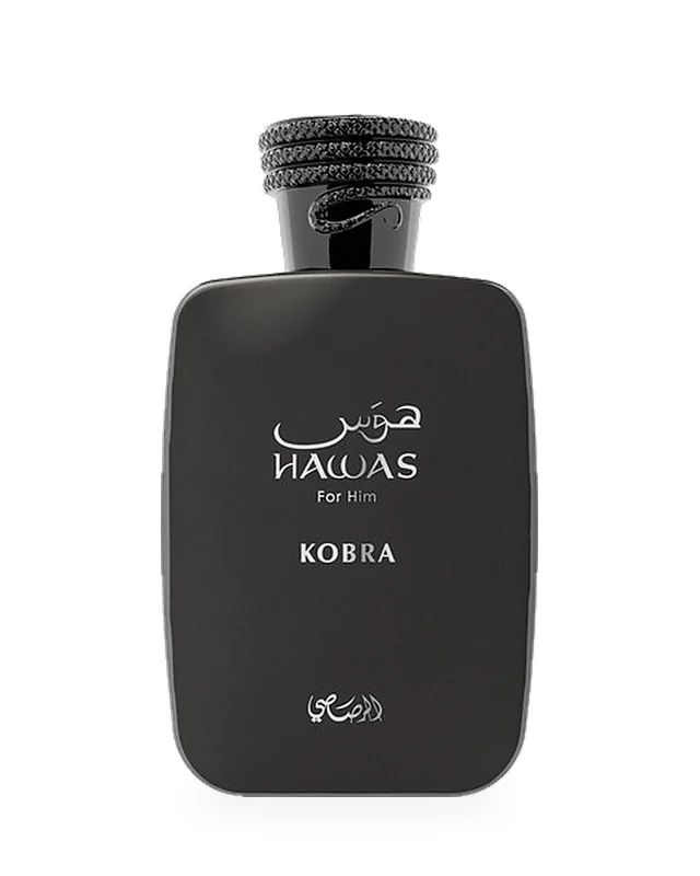 Hawas Kobra de Rasasi, frasco