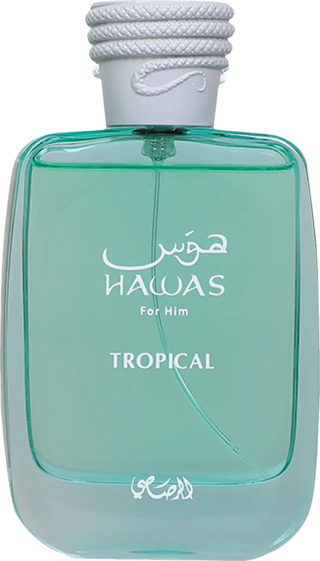 Hawas Tropical de Rasasi, frasco