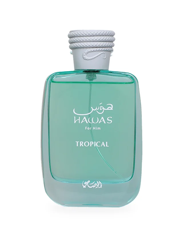 Hawas Tropical de Rasasi, frasco